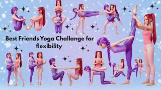 Download lagu Best Friends Yoga Challenge for Flexibility 🤸‍♀️ | Fun Partner Yoga Challenge mp3