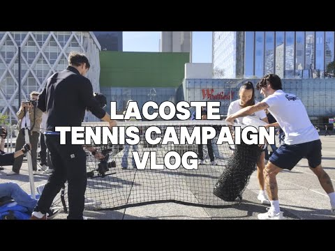 We Built a Tennis Court in the Middle of Paris with Lacoste!