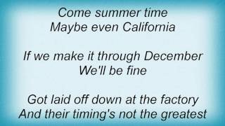 Alan Jackson - If We Make It Through December Lyrics