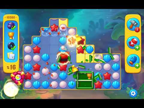 Fishdom Level 10380 - Daily Log #718 | Clear in 4 Moves!
