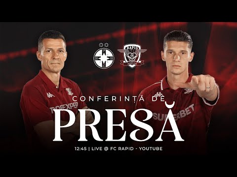#live I CONFERINȚĂ DE PRESĂ  I  FCSB  - RAPID