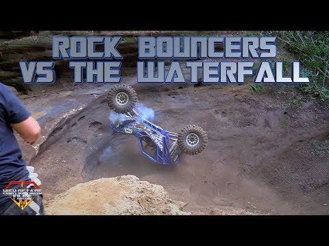 ROCK BOUNCERS VS THE HARD ROCK WATERFALL