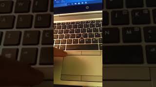How to fix touch pad, lock unlock on HP Elitebook 8470p