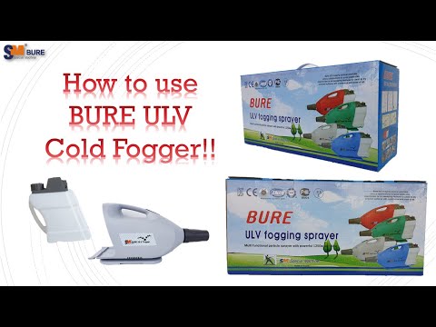 How to use BURE Electronic ULV Fogger/ Cómo usar BURE ULV (Part 1)
