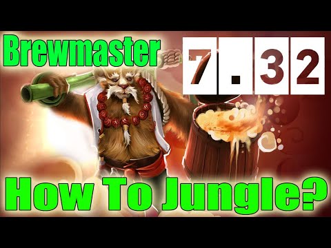 DoTa 2 How To Jungle Brewmaster Patch 7.32