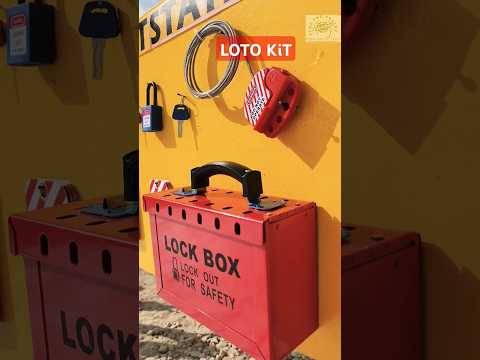 LOTO Kit Box Industrial Lockout Tagout Safety Kit Storage Box