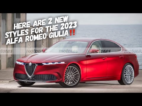 2023 Alfa Romeo Giulia Facelift In 2 Different Styles!