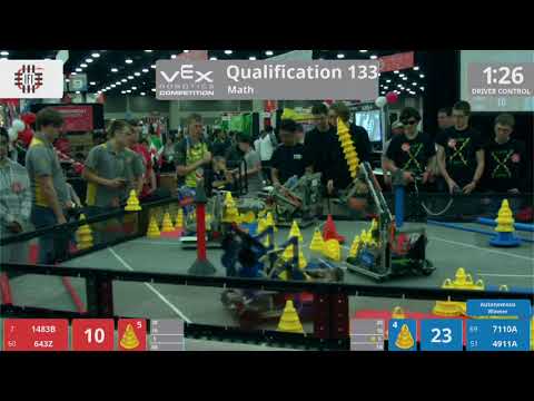 2018 VRC Math Q133 - 1483B 643Z vs 7110A 4911A - 109 to 58