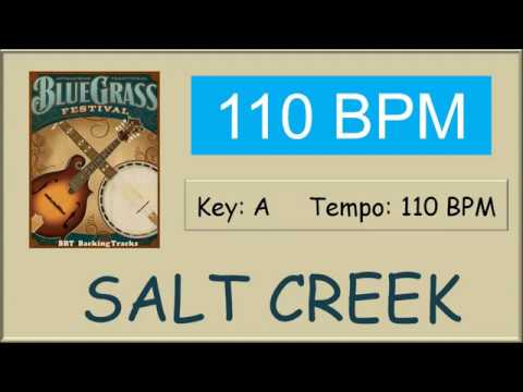 Salt Creek  - 110 BPM bluegrass backing track
