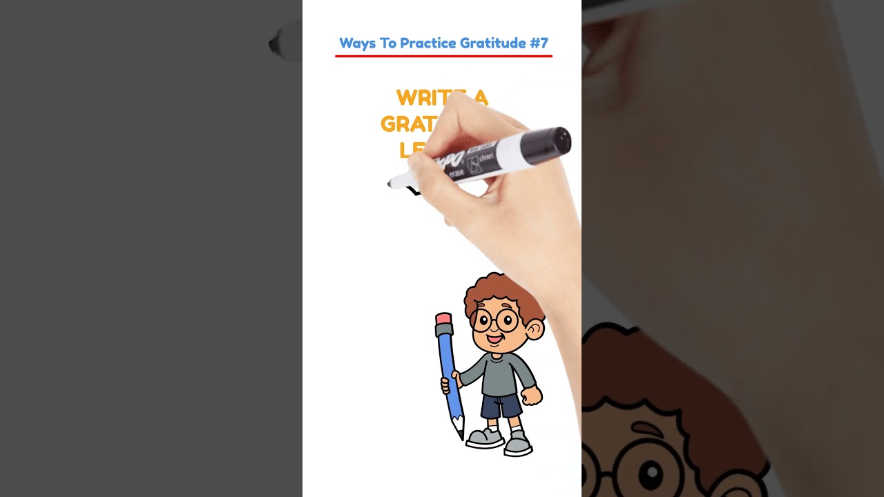 Ways To Practice Gratitude #7 Write A Gratitude Letter-Gratitude For Kids-Teens #gratitude #grateful