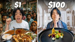 $1 VS $100 Food in India Compared!