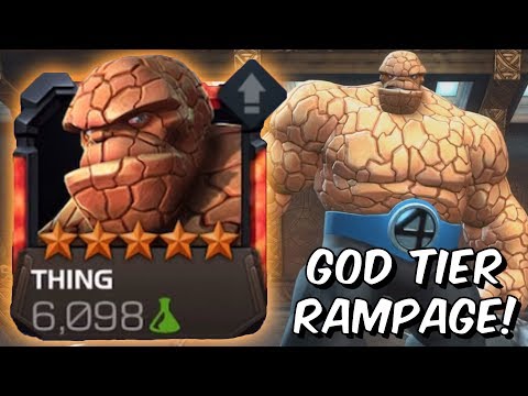 5 Star Thing Rank Up & Gameplay - Act 6 & Variant - Marvel Contest of Champions