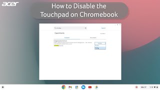 How to Disable the Touchpad on #Chromebook
