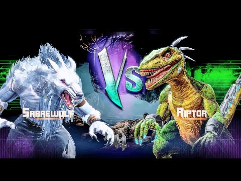 Killer Instinct : Sabrewulf  VS  Riptor  ( Monsters Fight) - pc Gameplay  - 1080p