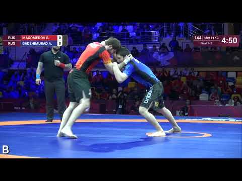 GOLD Men - 84 kg: S. MAGOMEDOV (RUS) v. A. GADZHIMURAD (RUS)