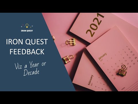 Iron Quest Feedback - Viz a Year or Decade