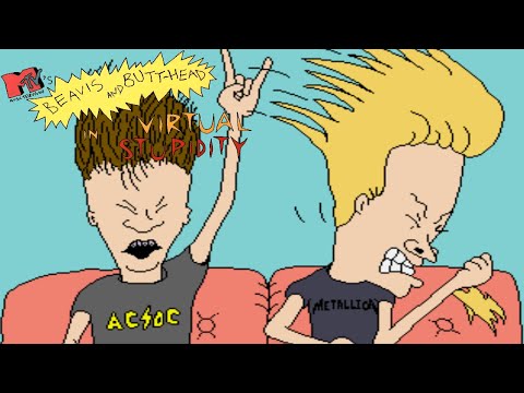 Beavis & Butt Head Virtual Stupidity PC (Full Playthrough)