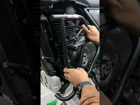 🏍️Mototorque crash guard for Royal Enfield Himalayan #crashguard #royalenfield #himalayan #trending