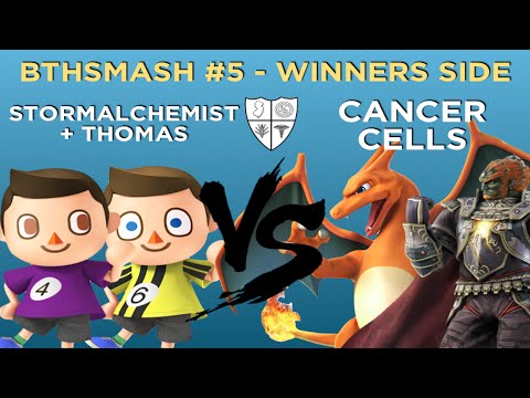 BTHSmash #5 - stormAlchemist/Thomas vs Cancer Cells (Why/Gotie) - Winners Side - Smash 4 Doubles