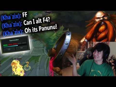 Jungler Wanted to Surrender But Found Out I was Panunu...