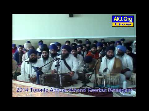 079 Toronto July 2014 Smaagam - Friday Morning Keertan - Bh. Ranjit Singh Jee Jammu