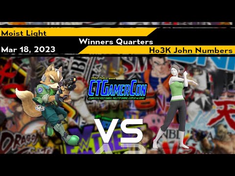 CT Gamercon Winners Quarters - Light (Fox) vs John Numbers (Wii Fit) - SSBU Ultimate Tournament