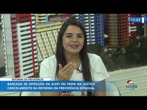 O DIA NEWS 13 12 2019  Teresa Britto (Dep. Estadual - PV) - Reforma da PrevideÌ‚ncia