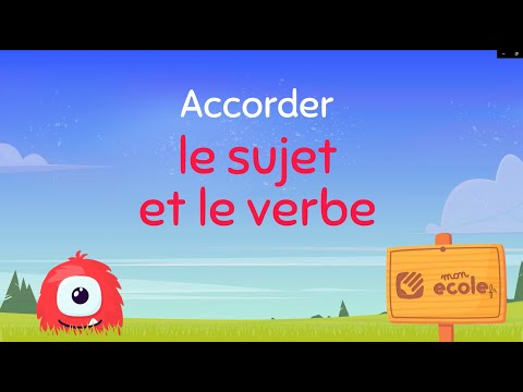 Accord sujet verbe - Leçon Motoufo.fr