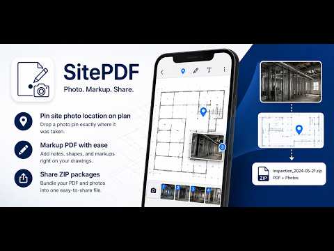 SitePDF: Site photo companion video thumbnail