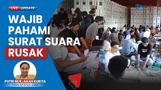 Bawaslu Kabupaten Jayapura Beri Pemahaman agar Petugas Pelipat Suara Wajib Paham Surat Suara Cacat