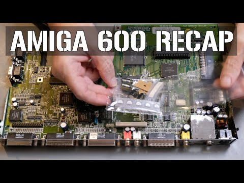 Amiga 600 Restoration Part 1: Re-Capping