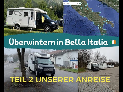 Überwintern in Italien, Anreise Teil 2 unserer Reise: Friedrichshafen und Füssen, Torbole u.Livorno