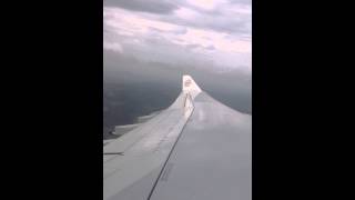 preview picture of video 'Landing in Hyderabad - Morning by Emirates A340-500'