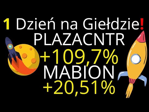 Rynki łapią oddech po wczorajszych Spadkach! PLAZACNTR i Mabion zaliczają mocny Rajd Wzrostowy