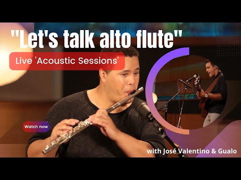 Jose Valentino talks and plays different styles of music on his alto flute