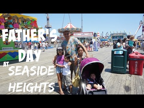 FATHER'S DAY at SEASIDE HEIGHTS | Day in the Life - 4 kids | TeamYniguezVlogs #183a Video