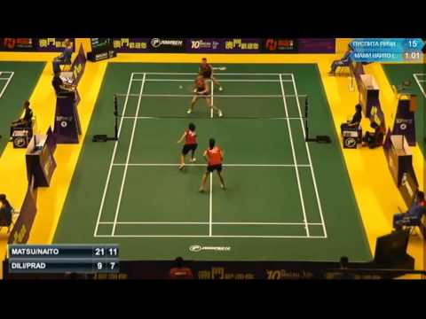 BADMINTON MANCAU OPEN 2015 Shizuka MATSUO Mami NAITO vs Puspita Richi DILI Rizki Amelia PRADIPTA