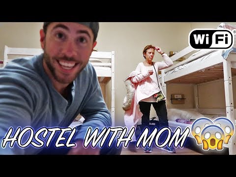 I MADE MY MOM STAY IN HER FIRST HOSTEL IN AUSTRIA!