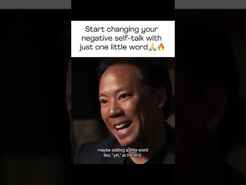 Change Negative SELF-TALK With This Little Word | Jim Kwik