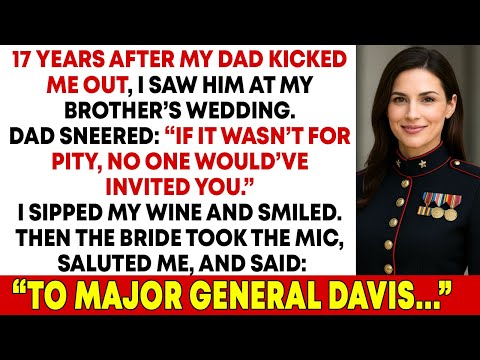 17 Years After My Dad Kicked Me Out, He Mocked Me at My Brother’s Wedding — Then the Bride Said This