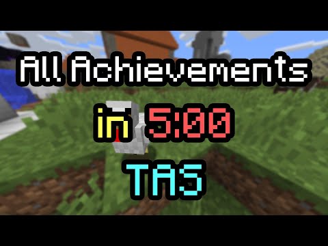 Minecraft All Achievements in 5 minutes | TAS