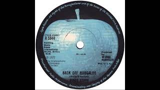 UK New Entry 1972 (67) Ringo Starr - Back Off Boogaloo