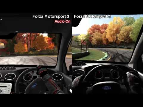 Forza Motorsport 3 vs Forza Motorsport 4 - 2009 Ford Focus RS at Maple Valley Raceway