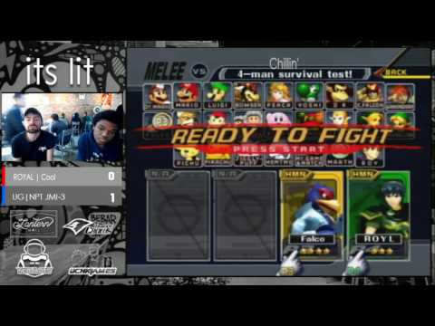 IT'S LIT SSBM - ROYAL | Cool (Marth) vs. UG|NPT JM1-3 (Falco) - Smash Melee Winners Side