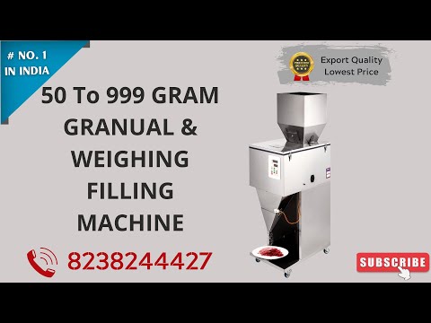 Semi-Automatic Granules Weighing Filling Machine