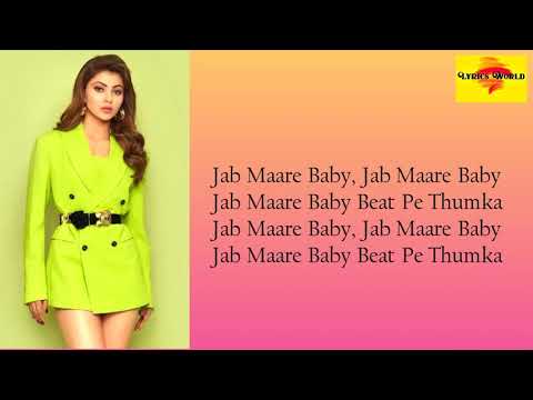 Beat Pe Thumka Lyrics - Virgin Bhanupriya | Urvarshi Rautela | Jyotica Tangri | Zee Music Company |