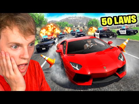 Breaking 50 LAWS in GTA 5!