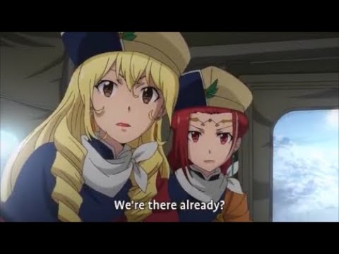 Princess pina get terrified when saw japan iron Pegasus and iron Elephant   Gate