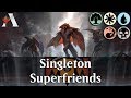 MTG Arena RNA Singleton Superfriends DeckTech Gameplay Meanwhile At The Legion Of Doom