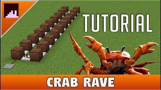 Crab Rave Minecraft Noteblock Tutorial  Meme song 